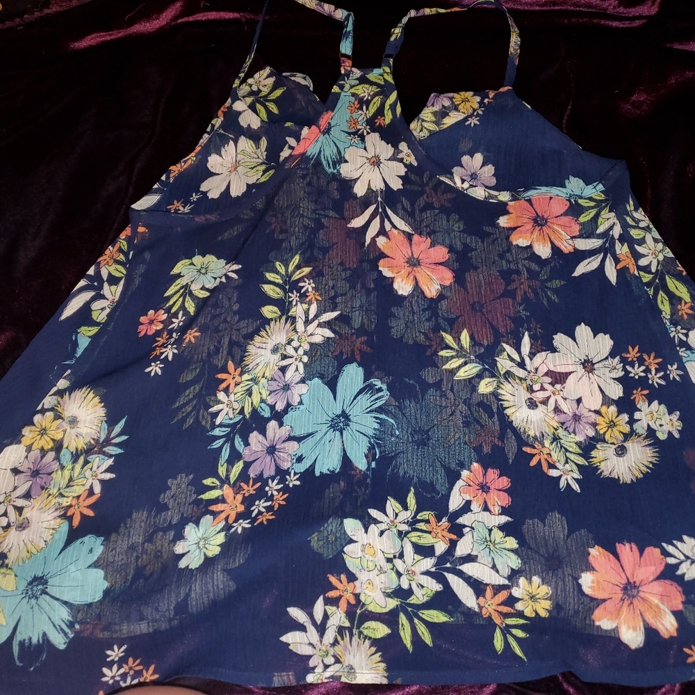 Colorful floral print camisole - Picture 4 of 4